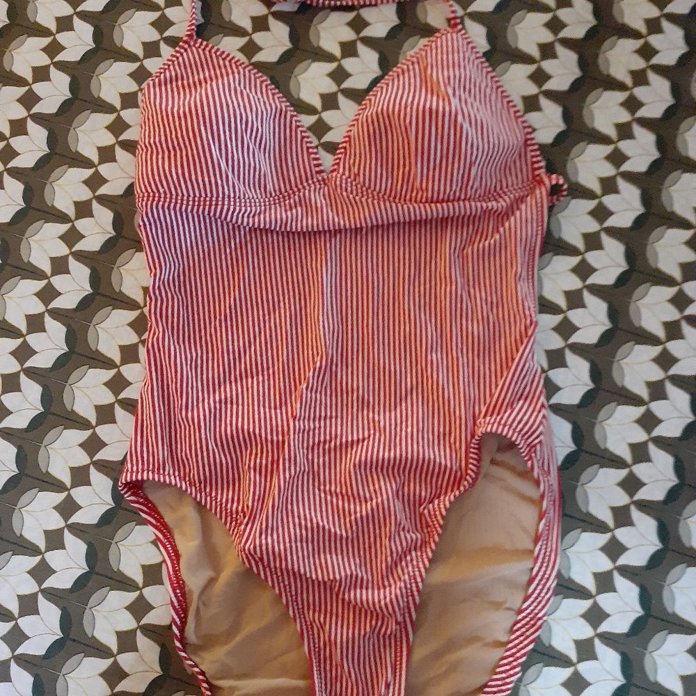 J CREW one-piece low back swimsuit